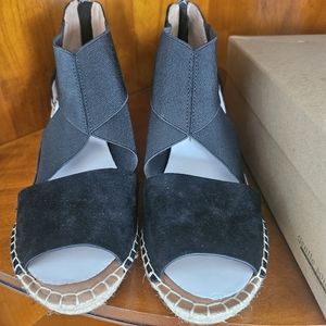 Gentle Souls Women's suede espadrille wedge. Brand new. Size 8 1/2.